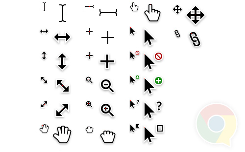 How to get Some Very cute Cursors in Google Chrome 