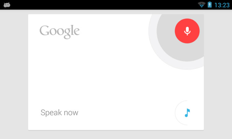Google Now Voice Search