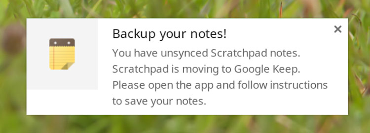 Scratchpad to Keep