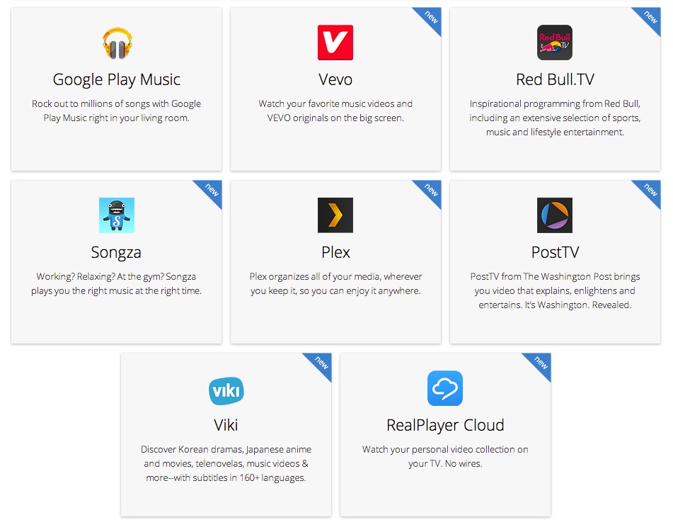 10 New Apps Add Chromecast Support Ahead of the Holidays - OMG! Chrome!
