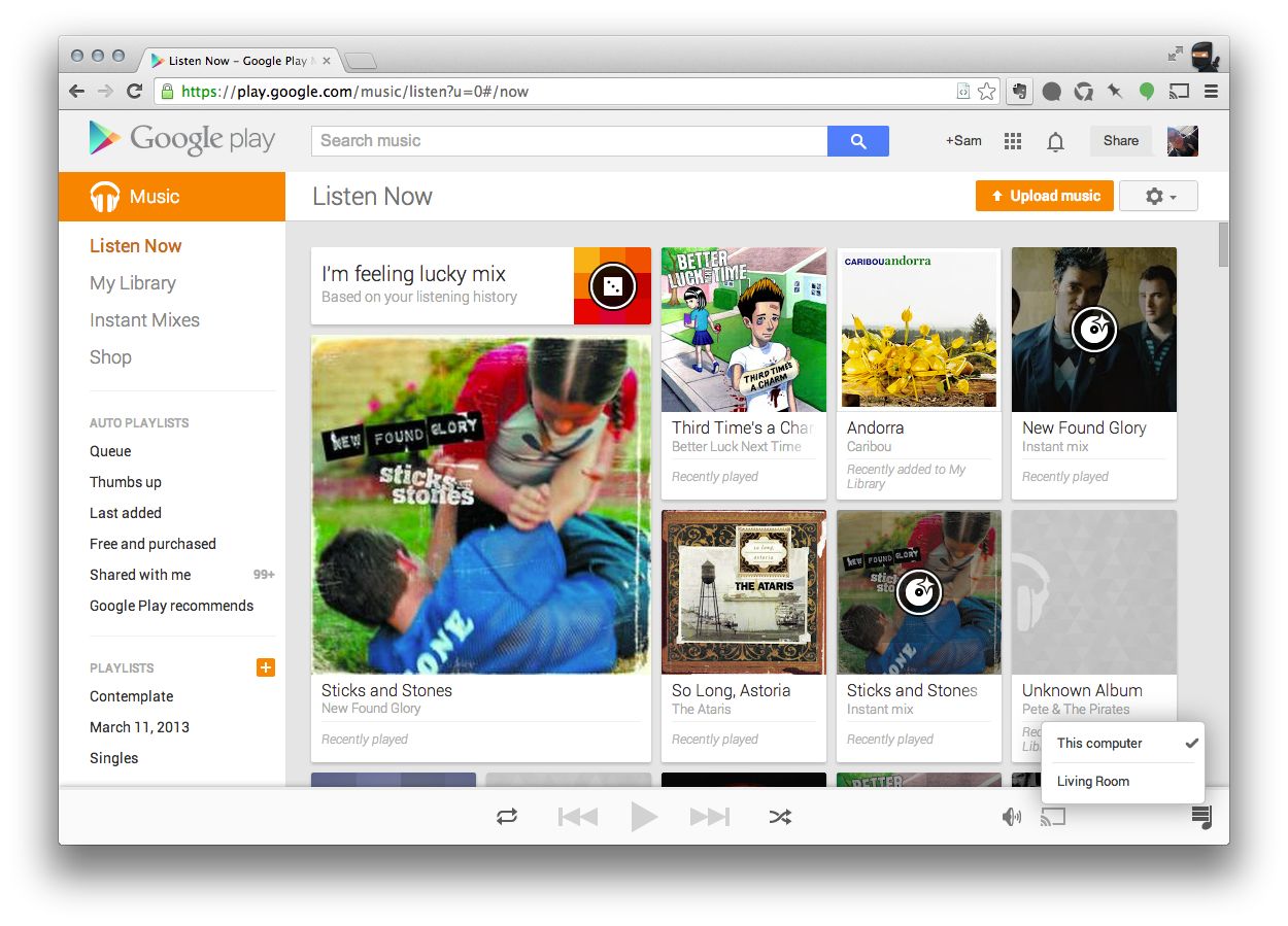 Google Play Music and Movies Chromecast Support - OMG! Chrome!