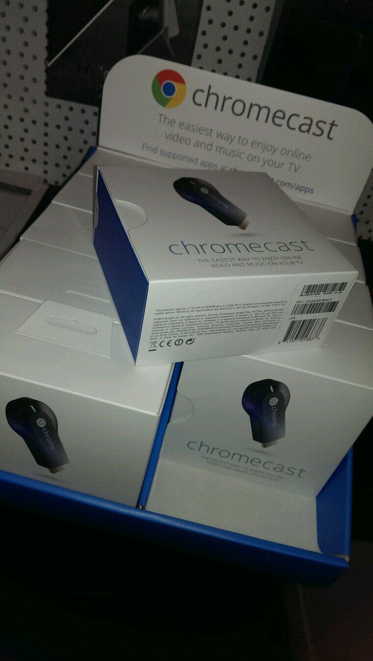 Chromecast Hits UK Store Shelves