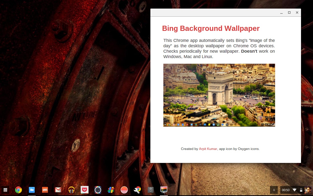 Wallpaper from Bing for Chromebook™