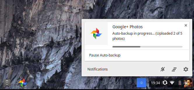 Chrome Photo Backup to Google+ Photos