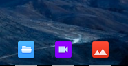 screenshot of new video player icon in Chrome OS