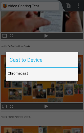 Firefox for Android Beta Adds Tab for Chromecast OMG! Chrome!