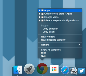 mac chrome dock icon