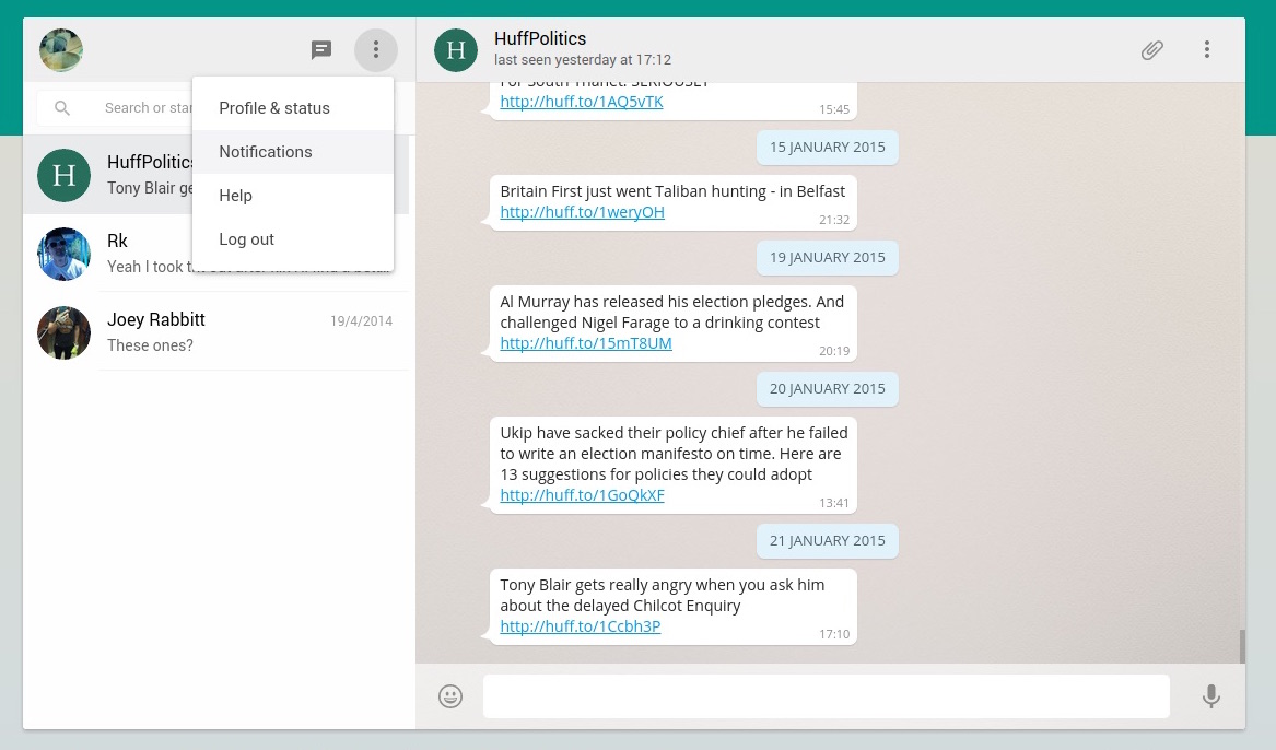 Whatsapp Web Lets You Use Whatsapp On Your Pc 8839