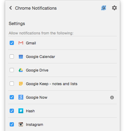 disable chrome notifications easily